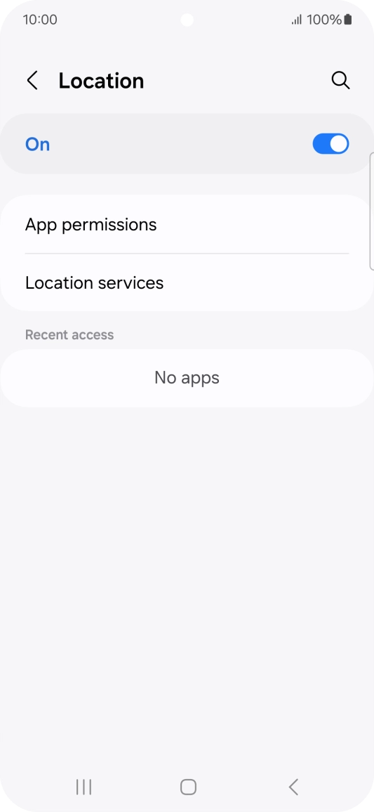 Press App permissions. Press App permissions.