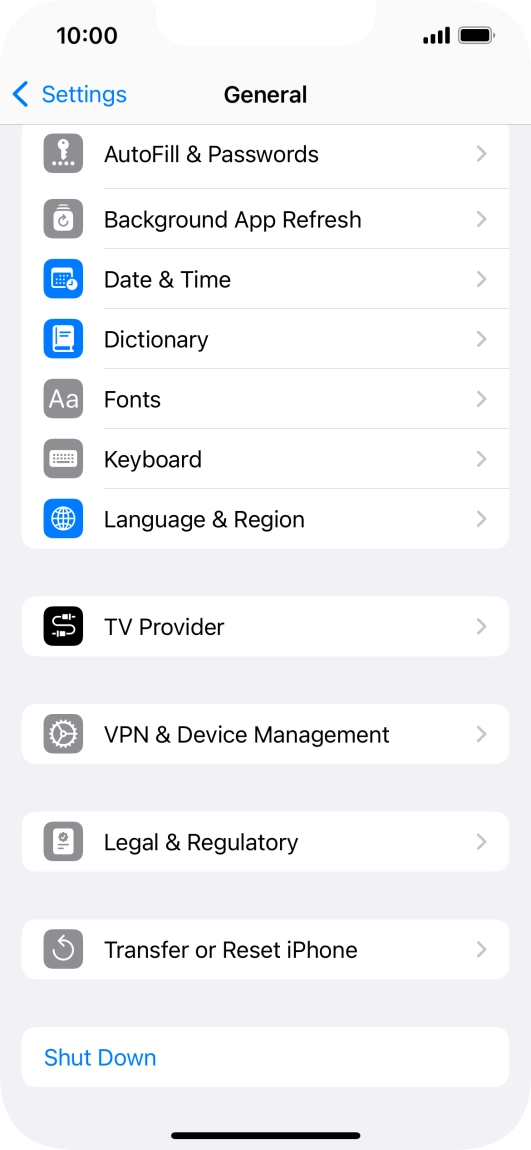 Press Transfer or Reset iPhone. Press Transfer or Reset iPhone.