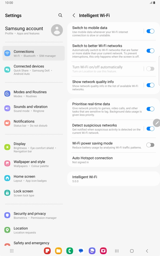 Press the indicator next to Press the indicator next to