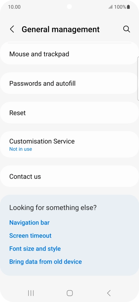 Press Reset. Press Reset.