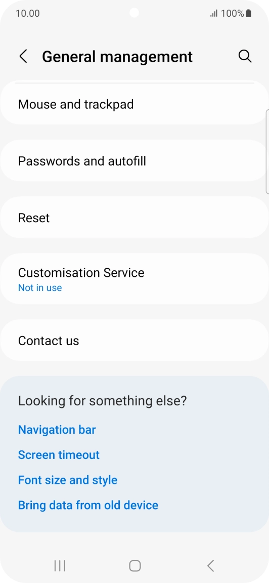 Press Reset. Press Reset.