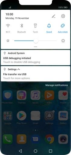 Press Touch for more options. Press Touch for more options.