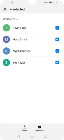 Press Import. Press Import.