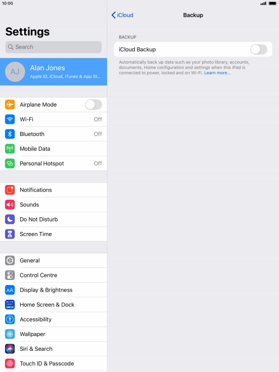 Press the indicator next to Press the indicator next to