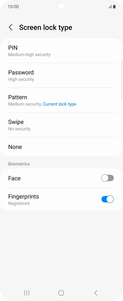 Press None. Press None.