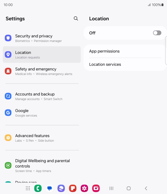 Press the indicator to turn the function on or off. Press the indicator to turn the function on or off.