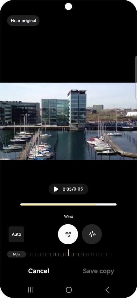 Press the required sound type. Press the required sound type.