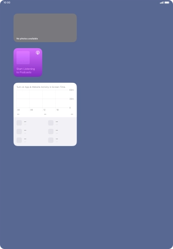 Press and hold the required Widget Stack. Press and hold the required Widget Stack.