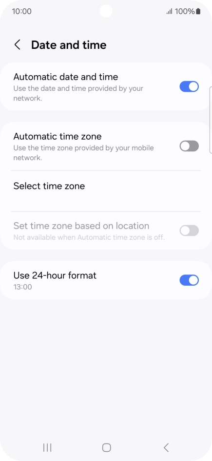 Press the indicator next to Press the indicator next to