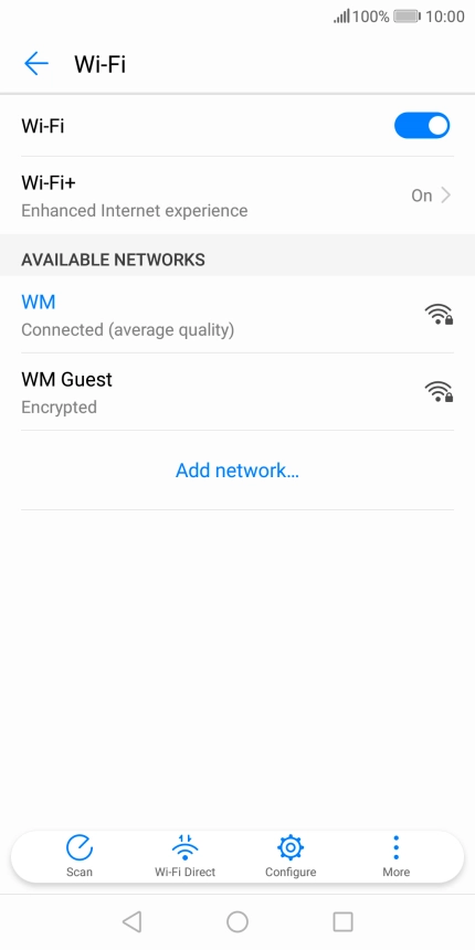 Press the Home key to return to the home screen. Press the Home key to return to the home screen.