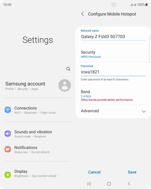 Press Save. Press Save.