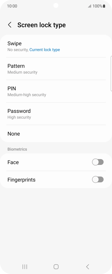 Press Fingerprints. Press Fingerprints.