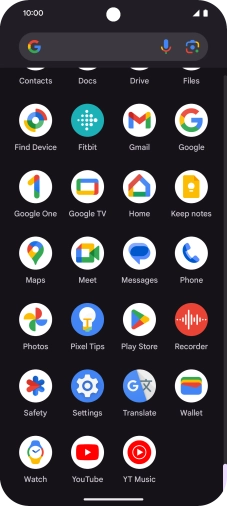 Press Photos and go to the required folder. Press Photos and go to the required folder.