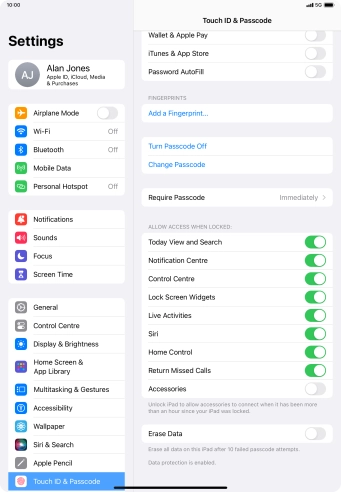 Press the indicator next to Press the indicator next to