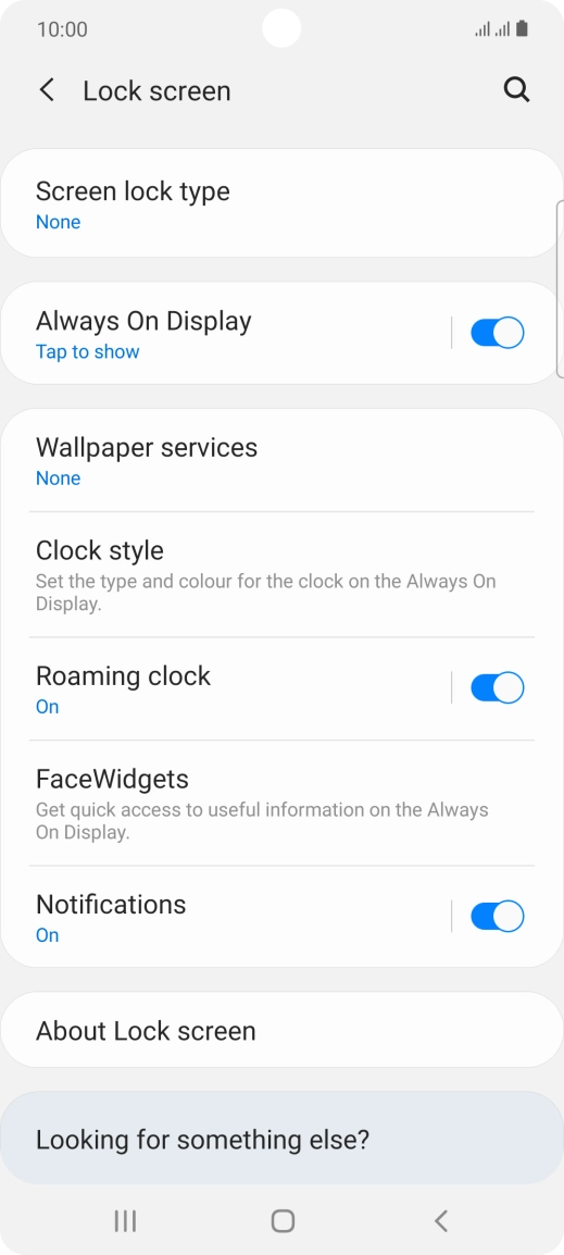 Press the Home key to return to the home screen. Press the Home key to return to the home screen.
