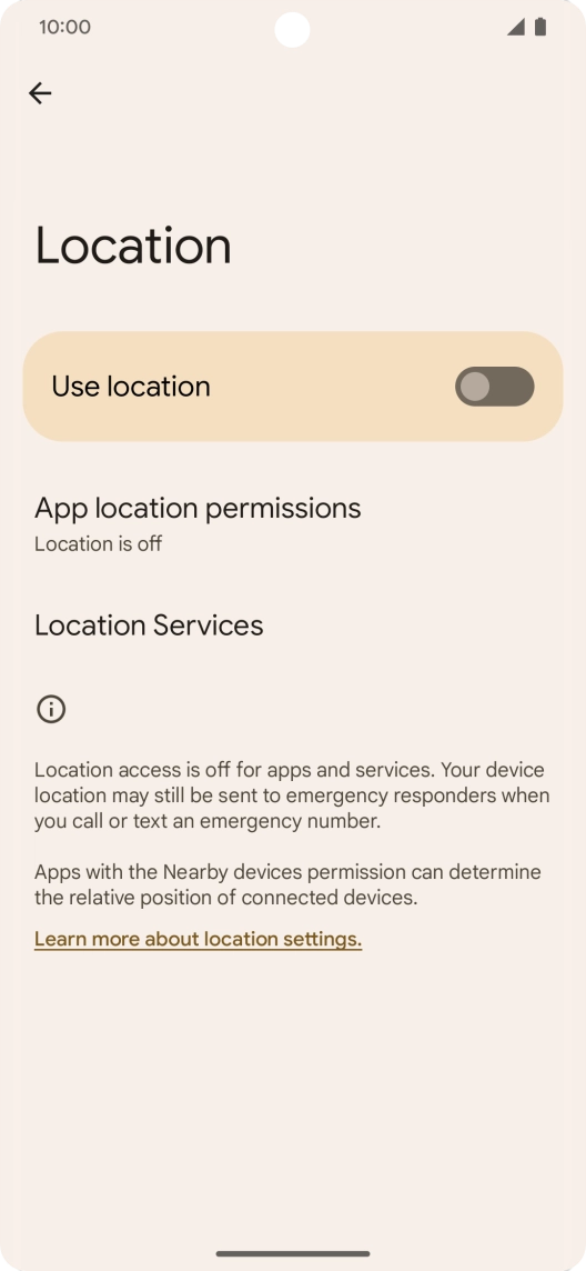 Press the indicator next to Press the indicator next to