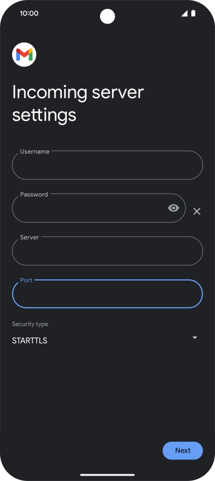 Press the drop down list below Press the drop down list below