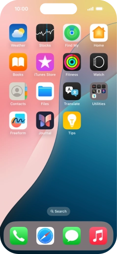 Press and hold anywhere on the home screen. Press and hold anywhere on the home screen.
