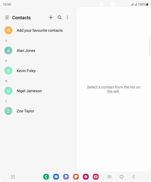 Slide your finger right starting from the left side of the screen. Slide your finger right starting from the left side of the screen.