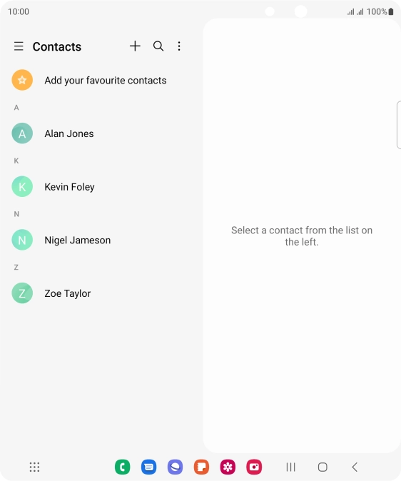 Slide your finger right starting from the left side of the screen. Slide your finger right starting from the left side of the screen.