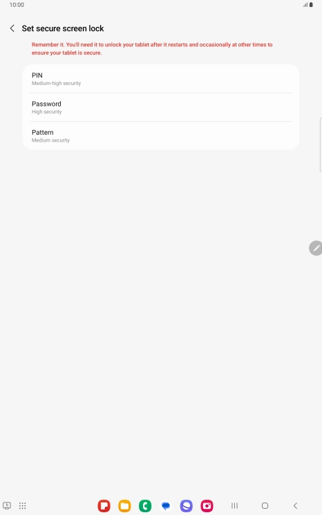 Press the required lock code and follow the instructions on the screen to create an additional lock code. Press the required lock code and follow the instructions on the screen to create an additional lock code.