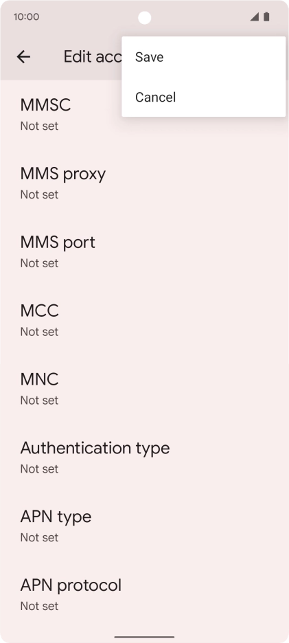 Press Save. Press Save.