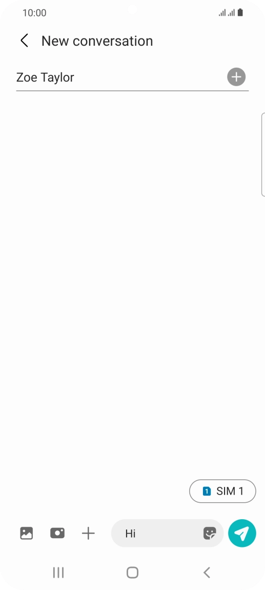 Press the picture icon. Press the picture icon.
