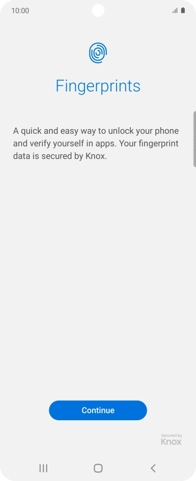 Press Continue. Press Continue.