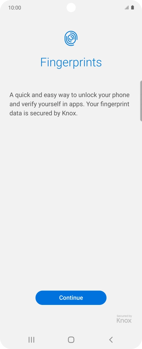 Press Continue. Press Continue.
