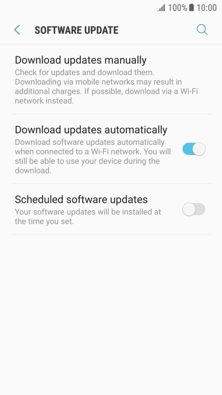 Press Download updates manually. If a new software version is available, it's displayed. Follow the instructions on the screen to update the phone software. Press Download updates manually. If a new software version is available, it's displayed. Follow the instructions on the screen to update the phone software.