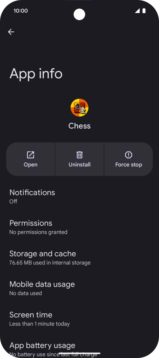 Press Storage and cache. Press Storage and cache.