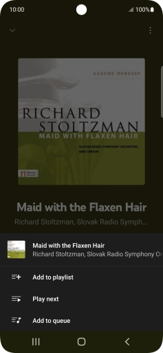 Press Add to playlist. Press Add to playlist.