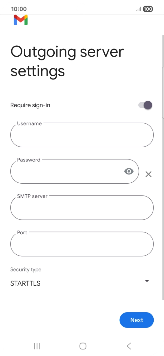 Press the indicator next to Press the indicator next to