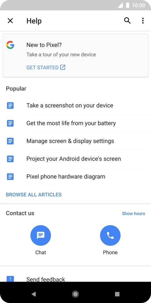 Press Phone. Press Phone.