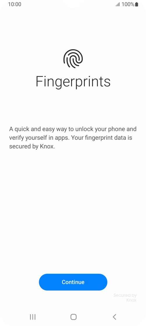 Press Continue. Press Continue.