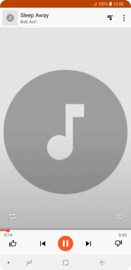 Press arrow right to go to the next audio file. Press arrow right to go to the next audio file.