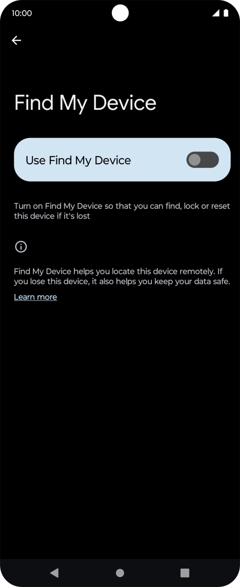 Press the indicator next to Press the indicator next to