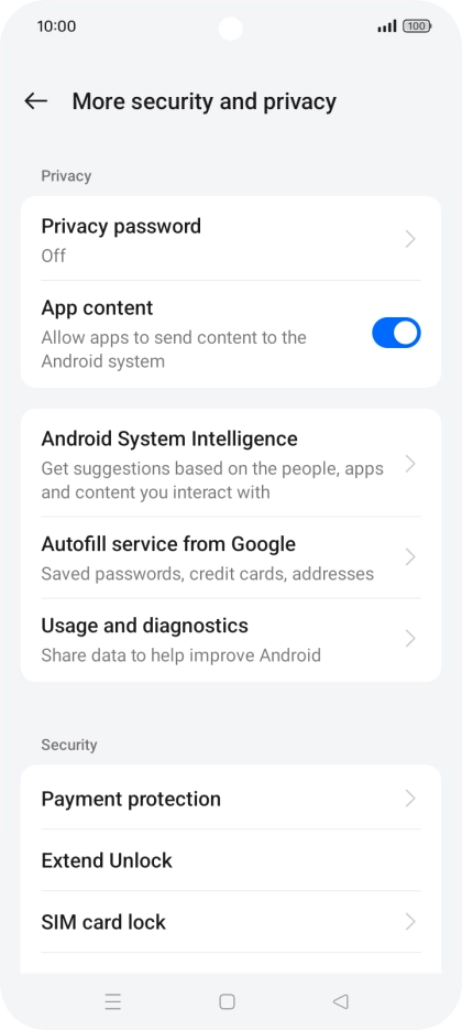Press SIM card lock. Press SIM card lock.