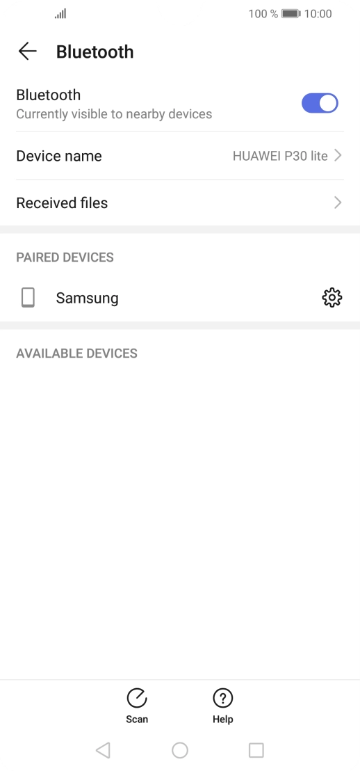 Press the Home key to return to the home screen. Press the Home key to return to the home screen.