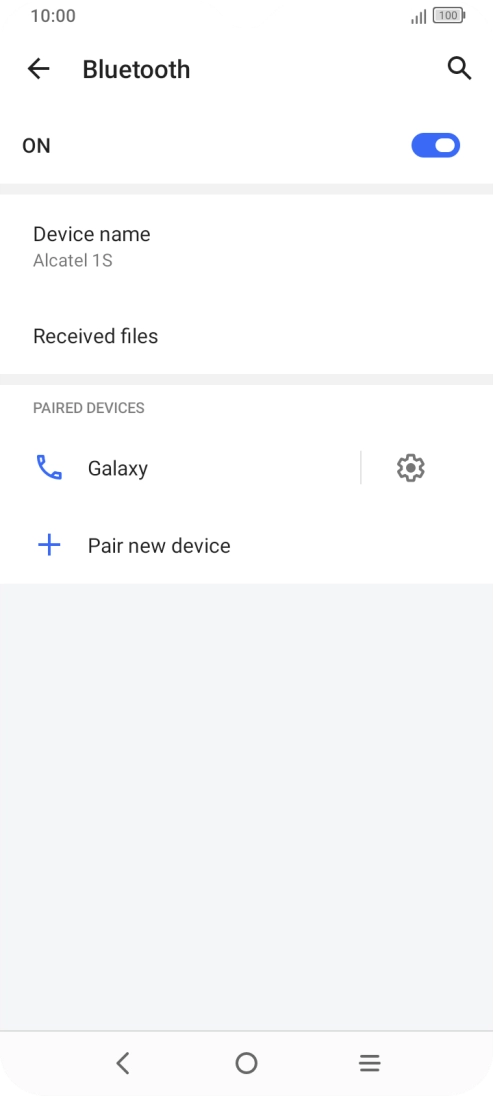 Press the Home key to return to the home screen. Press the Home key to return to the home screen.