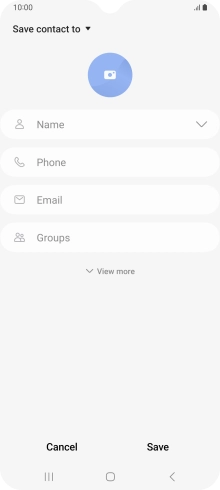 Press the address book drop down list. Press the address book drop down list.