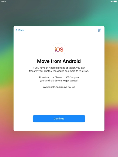 To transfer content to your tablet, you need to install the app To transfer content to your tablet, you need to install the app