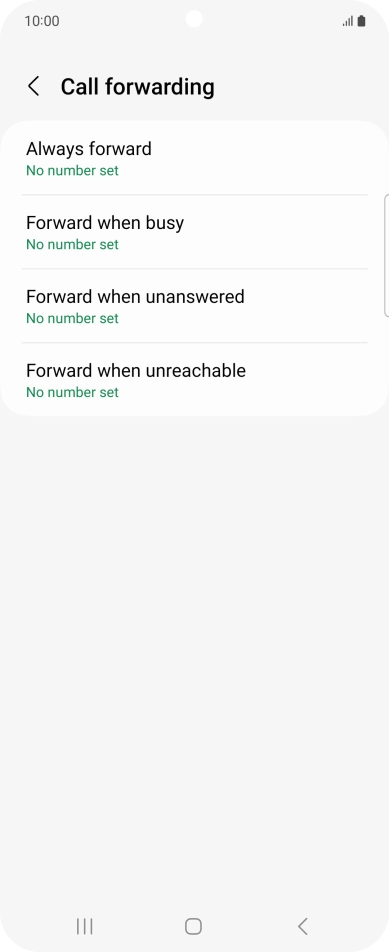 Press the Home key to return to the home screen. Press the Home key to return to the home screen.