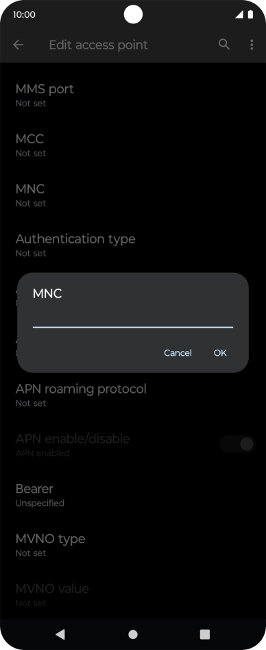 Key in 33 and press OK. Key in 33 and press OK.