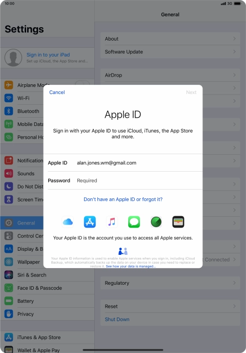 Press the field next to Press the field next to