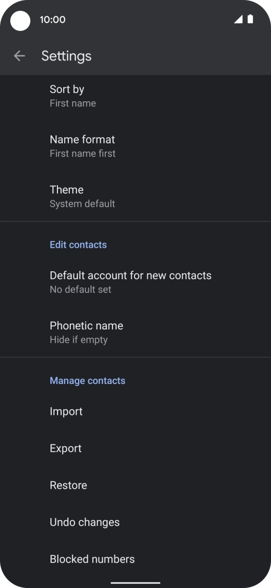 Press Import. Press Import.