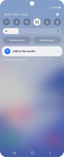 Press the drop down list. Press the drop down list.