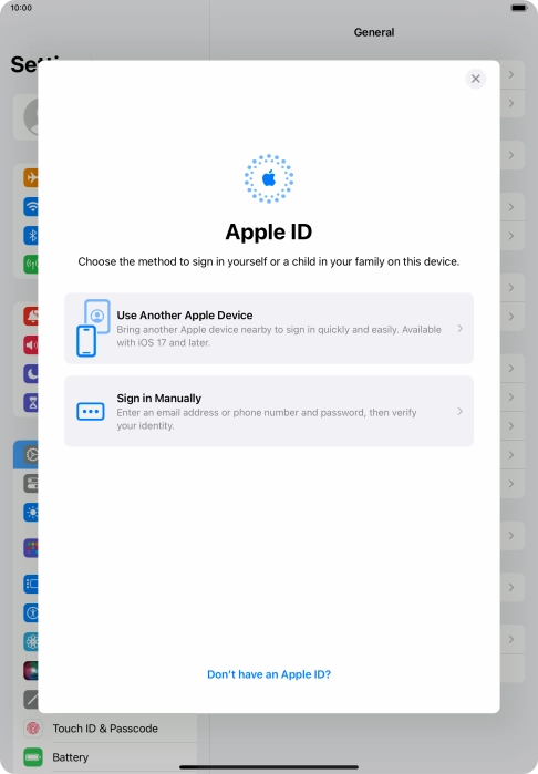 Press Sign in Manually. Press Sign in Manually.