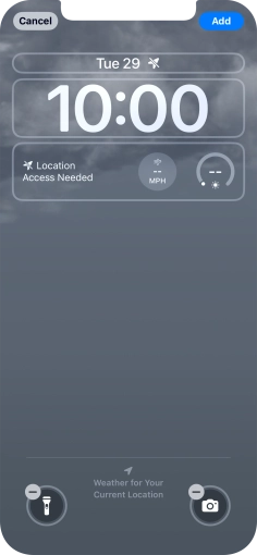 To customise the way the lock screen date is displayed, press the date widget and follow the instructions on the screen to find the required widget display mode. To customise the way the lock screen date is displayed, press the date widget and follow the instructions on the screen to find the required widget display mode.