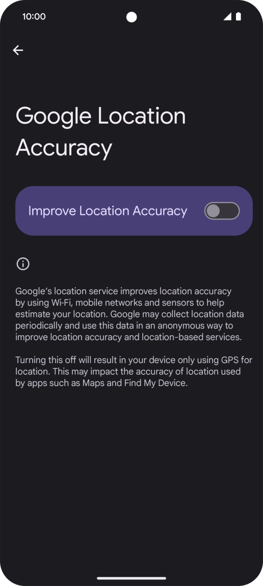If you press the indicator next to If you press the indicator next to